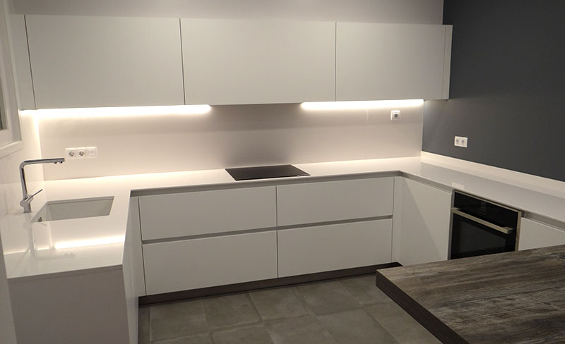 encimera blanca Silestone