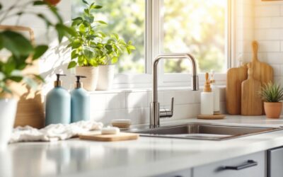 Cómo mantener la encimera de la cocina siempre limpia y sin manchas